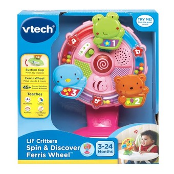 Lil Critters Spin Discover Ferris Wheel Baby Toy VTech